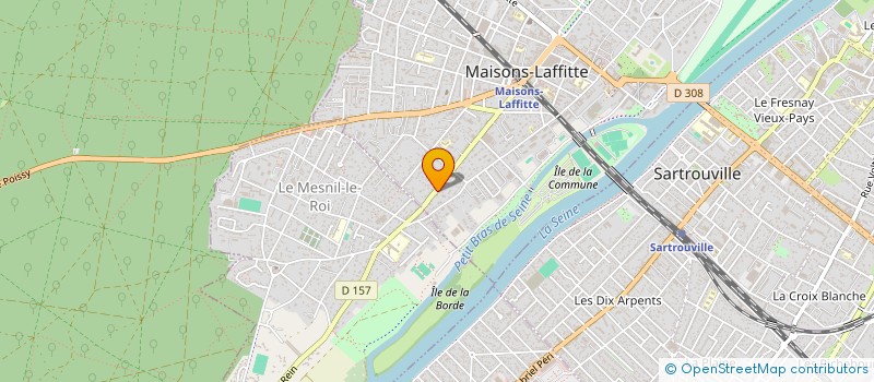 localisation de l'entreprise MONSIEUR ALEXANDRE TOURNE à MAISONS-LAFFITTE