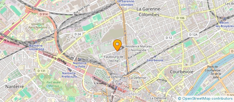 localisation de l'entreprise MONSIEUR ALEXANDRE TOURNON à COURBEVOIE