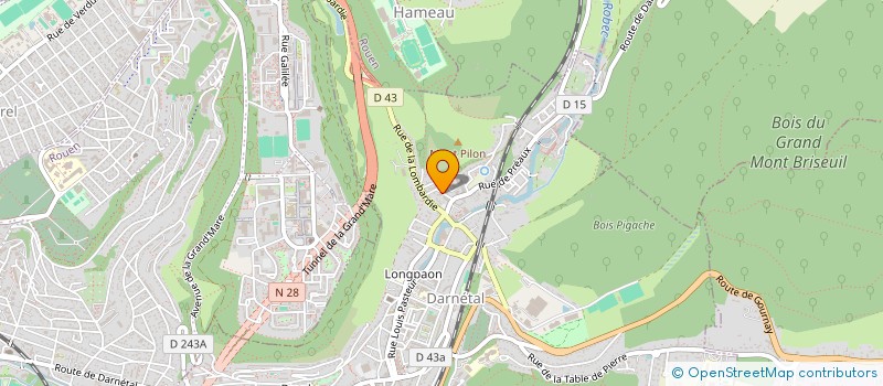 localisation de l'entreprise MONSIEUR ALEXANDRE TOUTAIN  DARNETAL