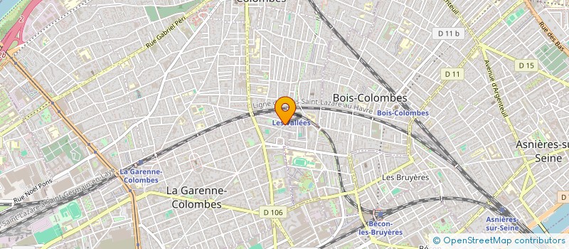 localisation de l'entreprise MONSIEUR ALEXANDRE TOUVAT  LA GARENNE-COLOMBES
