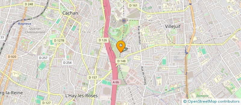 localisation de l'entreprise MONSIEUR ALEXANDRE TOUX  VILLEJUIF