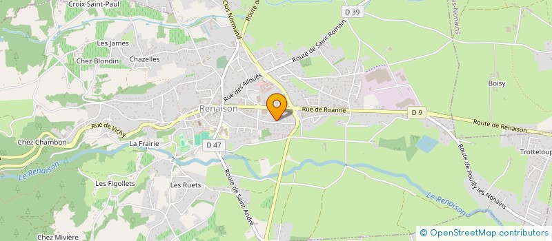 localisation de l'entreprise MONSIEUR ALEXANDRE TOUYARD  RENAISON