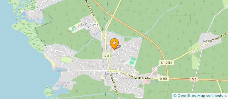 localisation de l'entreprise MONSIEUR ALEXANDRE TRANCHANT  LACANAU