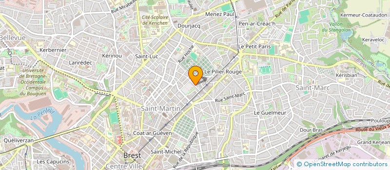 localisation de l'entreprise MONSIEUR ALEXANDRE TREAL à BREST