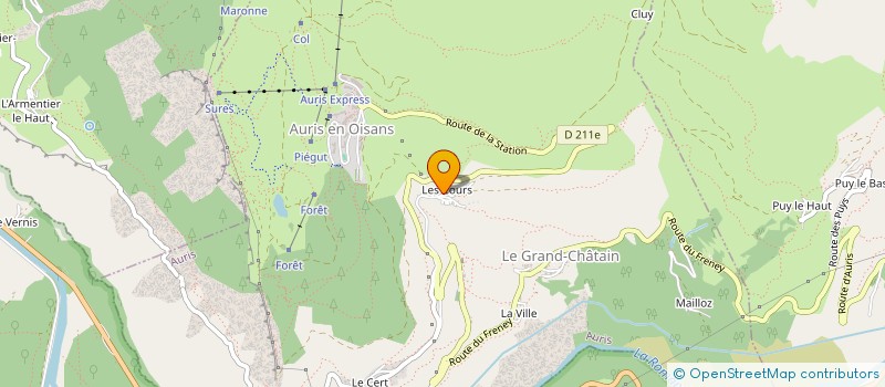 localisation de l'entreprise MONSIEUR ALEXANDRE TREBUIL  CLAVANS-EN-HAUT-OISANS