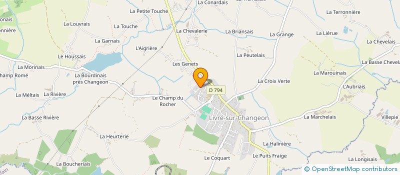 localisation de l'entreprise MONSIEUR ALEXANDRE TRETAKIOV  LIVRE-SUR-CHANGEON