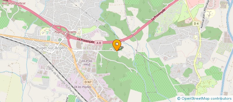 localisation de l'entreprise MONSIEUR ALEXANDRE TRON  PUGET-SUR-ARGENS