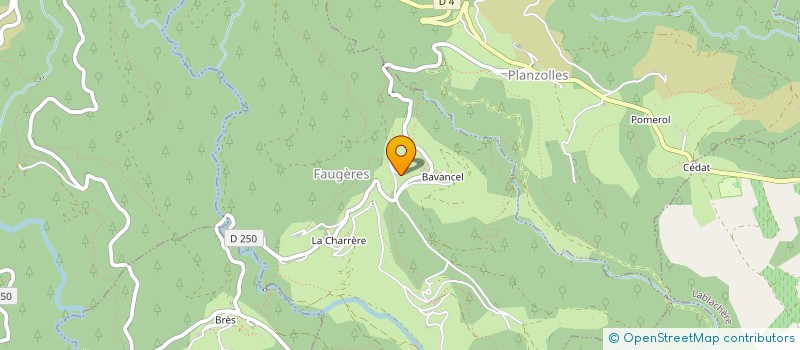 localisation de l'entreprise MONSIEUR ALEXANDRE TRONC  LABLACHERE