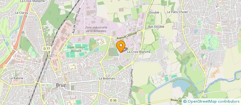localisation de l'entreprise MONSIEUR ALEXANDRE TRONCHOT  BRUZ