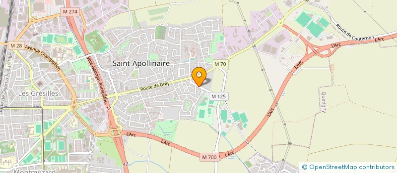 localisation de l'entreprise MONSIEUR ALEXANDRE TRONCY  SAINT-APOLLINAIRE