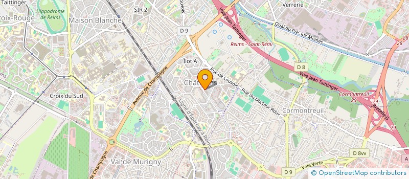 localisation de l'entreprise MONSIEUR ALEXANDRE TROYAN  REIMS