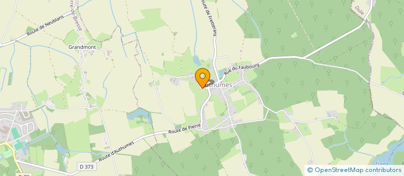 localisation de l'entreprise MONSIEUR ALEXANDRE TRULLARD  AUTHUMES