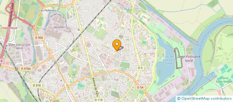 localisation de l'entreprise MONSIEUR ALEXANDRE TUETEY  CHALON-SUR-SAONE