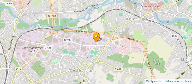 localisation de l'entreprise MONSIEUR ALEXANDRE TUILLAC  L'ISLE D'ESPAGNAC