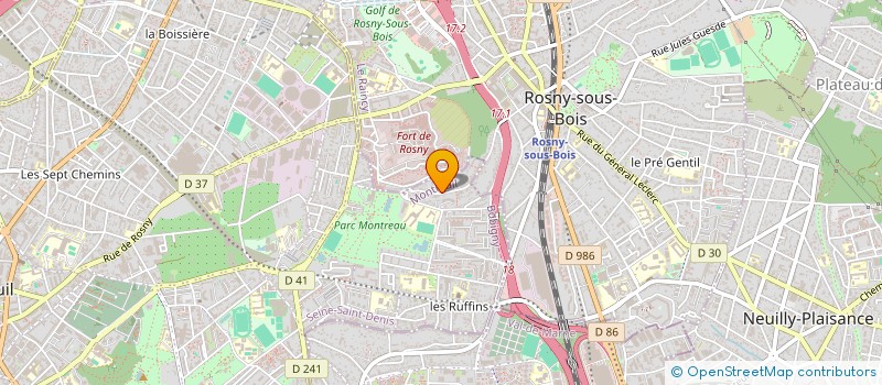 localisation de l'entreprise MONSIEUR ALEXANDRE TURPIN  MONTREUIL