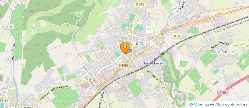 localisation de l'entreprise MONSIEUR ALEXANDRE TURPIN  SAINT-MARCELLIN