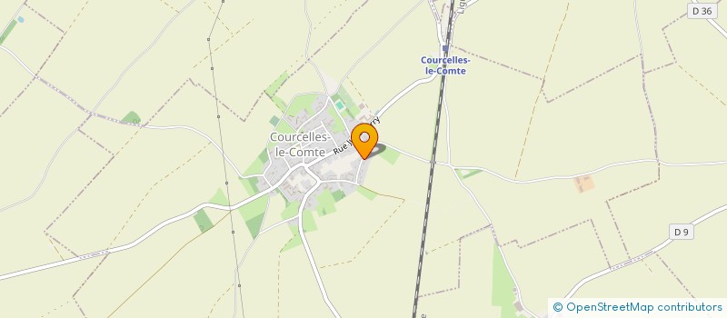 localisation de l'entreprise MONSIEUR ALEXANDRE TURPIN  COURCELLES-LE-COMTE