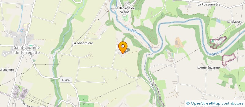 localisation de l'entreprise MONSIEUR ALEXANDRE TURQUETIL  SAINT-LAURENT-DE-TERREGATTE