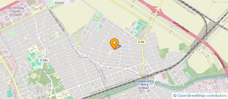 localisation de l'entreprise MONSIEUR ALEXANDRE TY  MITRY-MORY