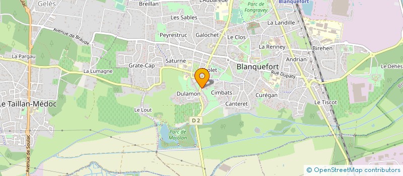 localisation de l'entreprise MONSIEUR ALEXANDRE ULINE à BLANQUEFORT