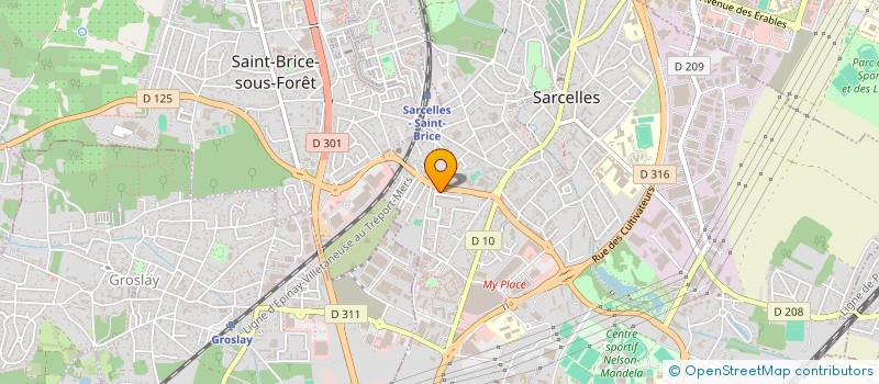 localisation de l'entreprise MONSIEUR ALEXANDRE ULMANN à SARCELLES