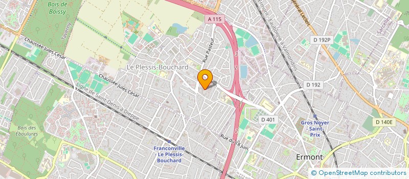 localisation de l'entreprise MONSIEUR ALEXANDRE UNAL à LE PLESSIS-BOUCHARD