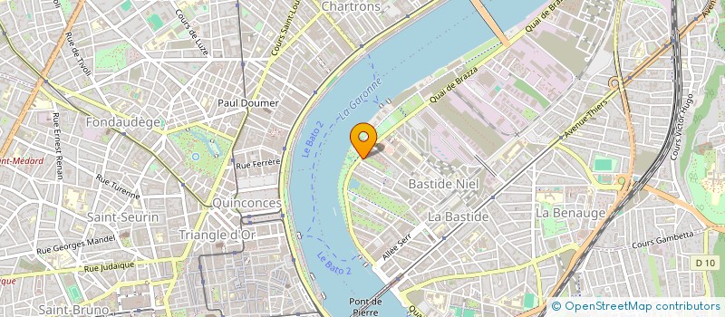 localisation de l'entreprise MONSIEUR ALEXANDRE URBAIN  BORDEAUX