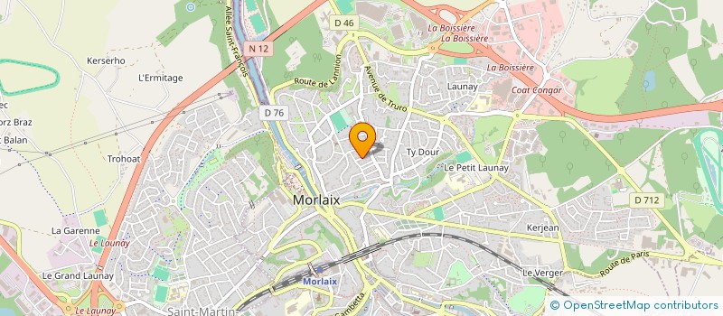 localisation de l'entreprise MONSIEUR ALEXANDRE USUBIAN à MORLAIX