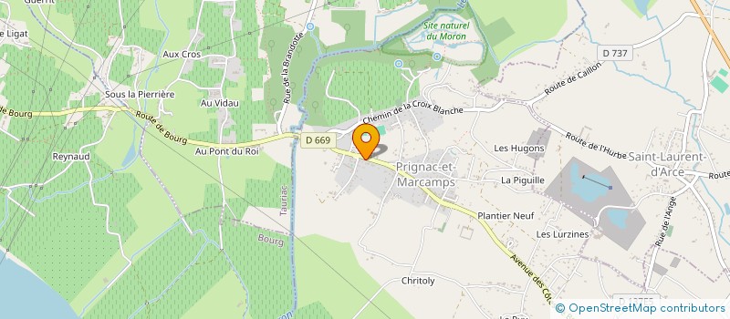 localisation de l'entreprise MONSIEUR ALEXANDRE VACHER  TAURIAC