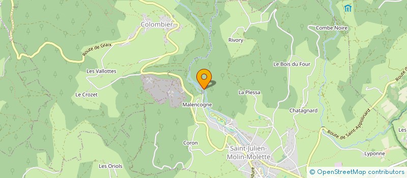 localisation de l'entreprise MONSIEUR ALEXANDRE VAGNON à SAINT-JULIEN-MOLIN-MOLETTE