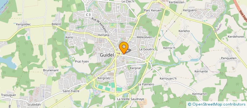 localisation de l'entreprise MONSIEUR ALEXANDRE VAILLANT  GUIDEL