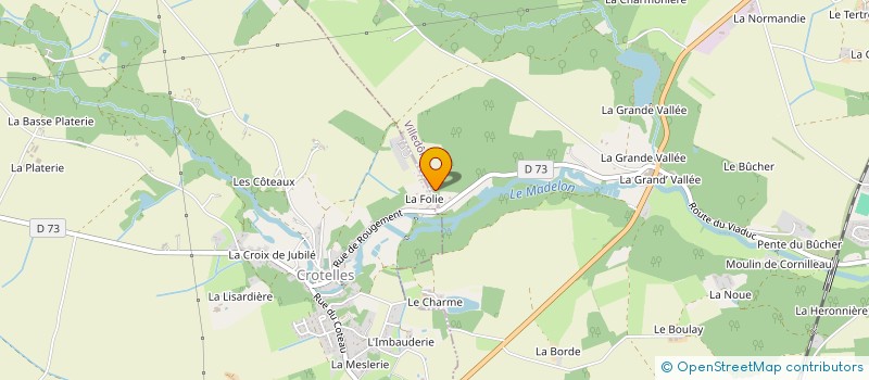 localisation de l'entreprise MONSIEUR ALEXANDRE VAILLANT  VILLEDOMER