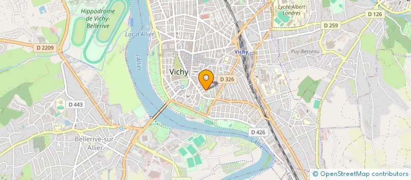 localisation de l'entreprise MONSIEUR ALEXANDRE VAISSIERE à VICHY