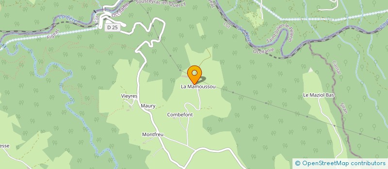 localisation de l'entreprise MONSIEUR ALEXANDRE VALADE  SOUSCEYRAC-EN-QUERCY