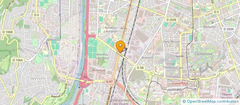 localisation de l'entreprise MONSIEUR ALEXANDRE VALADE à GRENOBLE