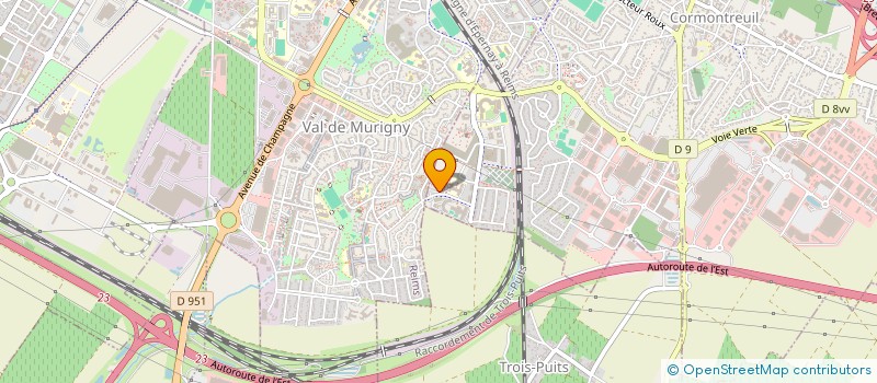 localisation de l'entreprise MONSIEUR ALEXANDRE VALENTE  CORMONTREUIL