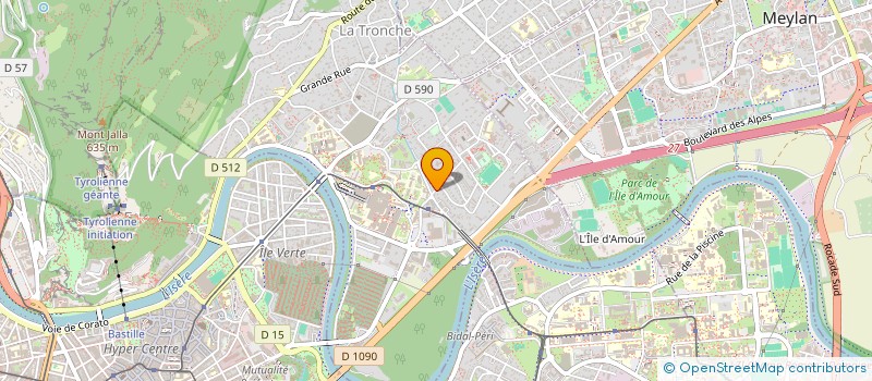 localisation de l'entreprise MONSIEUR ALEXANDRE VALLET à LA TRONCHE