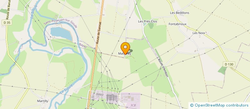 localisation de l'entreprise MONSIEUR ALEXANDRE VALOIS à SAINT-POURCAIN-SUR-SIOULE