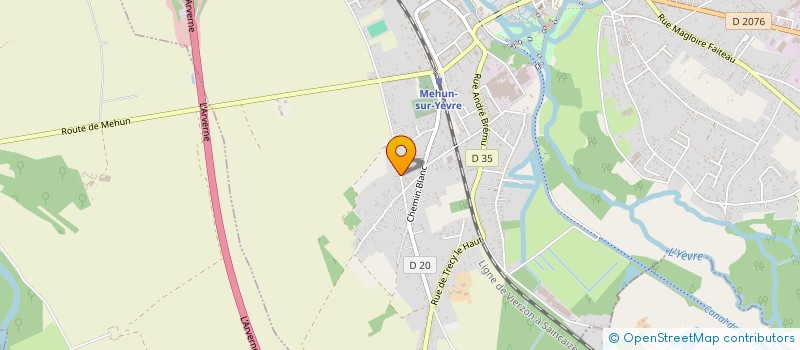 localisation de l'entreprise MONSIEUR ALEXANDRE VAN DE WALLE  MEHUN-SUR-YEVRE