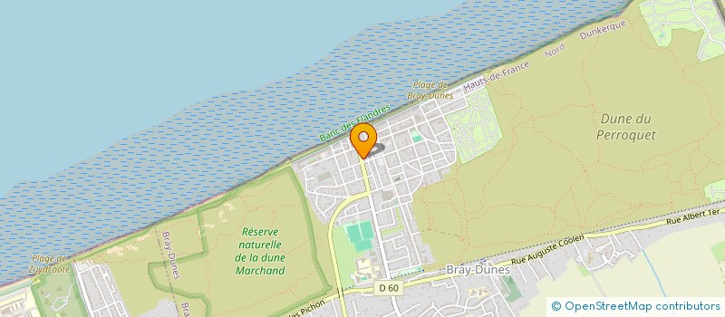 localisation de l'entreprise MONSIEUR ALEXANDRE VANDENBERGHE  BRAY-DUNES