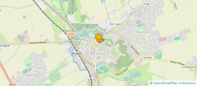 localisation de l'entreprise MONSIEUR ALEXANDRE VANDENBROUCKE  BERGUES