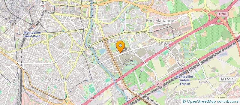 localisation de l'entreprise MONSIEUR ALEXANDRE VARET à MONTPELLIER