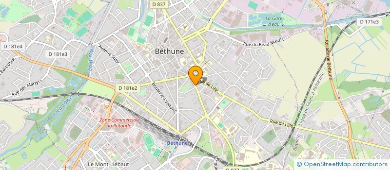 localisation de l'entreprise MONSIEUR ALEXANDRE VARETZ  BETHUNE