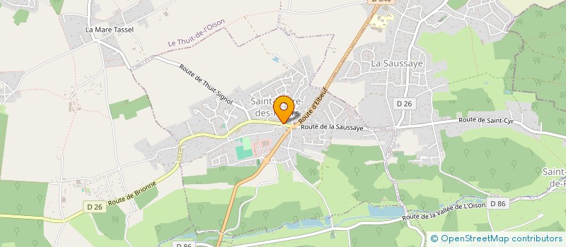 localisation de l'entreprise MONSIEUR ALEXANDRE VASSEUR  LE THUIT DE L'OISON