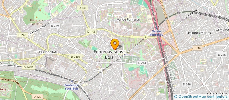 localisation de l'entreprise MONSIEUR ALEXANDRE VAYSSE à FONTENAY-SOUS-BOIS