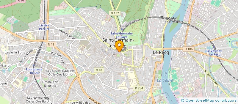 localisation de l'entreprise MONSIEUR ALEXANDRE VEISSE  SAINT-GERMAIN-EN-LAYE