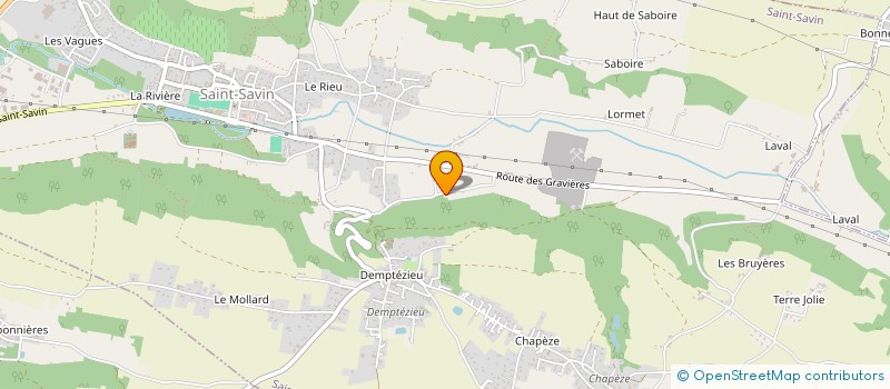 localisation de l'entreprise MONSIEUR ALEXANDRE VENET  SAINT-AGNIN-SUR-BION