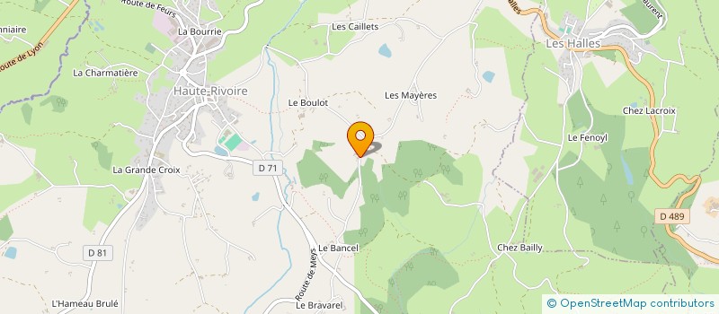 localisation de l'entreprise MONSIEUR ALEXANDRE VENET  HAUTE-RIVOIRE