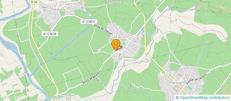 localisation de l'entreprise MONSIEUR ALEXANDRE VERDALLE  PUILACHER