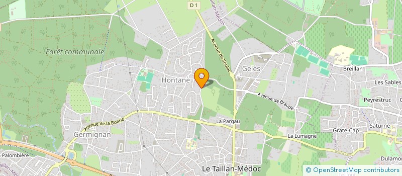 localisation de l'entreprise MONSIEUR ALEXANDRE VERDELET  LE TAILLAN-MEDOC